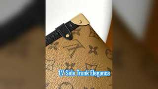 LV Yan Bagaj Çantası Monogram Lüks Stil