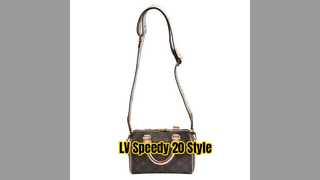 LV Speedy Bandouliere 20 Monogram Çanta Lüks Stil