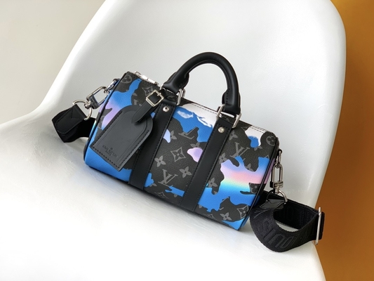 Sunrise Monogram Eclipse Markalı Messenger Çanta LV Keepall Bandoulière 25 Oda Manzaralı 