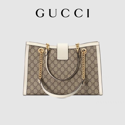 GG Gucci Asma Kilit Omuz Çantası Orta Yüksek Kanvas Özelleştirilmiş