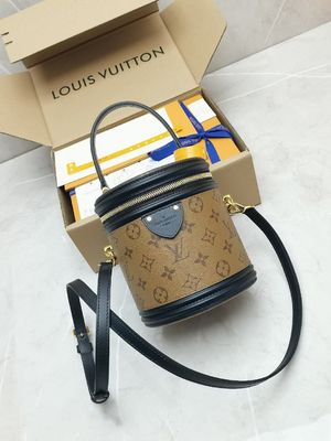 OEM LV Cannes Ters Monogram LV M43986 Omuz Çantası