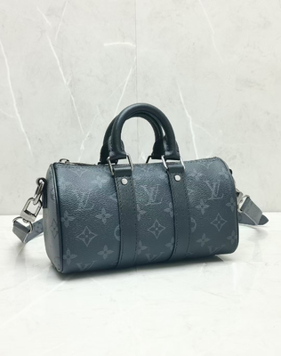 Eclipse Ters Keepall XS çanta Louis Vuitton Monogram Kanvas Keepall M45947