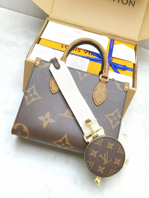 M46373 Onthego Pm Tasarımcı Monogram Çanta Crossbody Tote