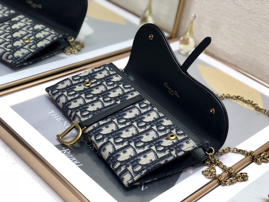 OEM Markalı Eyer Uzun Dior Eğik Jakarlı Kese Cüzdanı