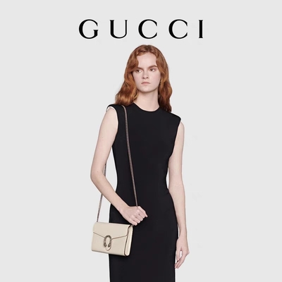 60cm Bayanlar GUCCI Dionysus Mini Deri Zincir Çanta Çıtçıtlı Kapatma
