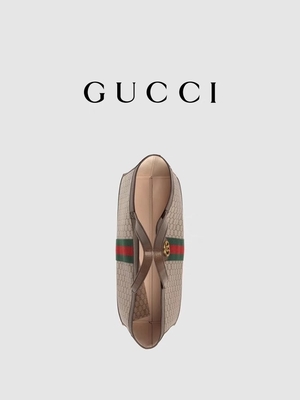 Deri GUCCI Ophidia Bayan Markalı Omuz Çantası Alışveriş Çantası
