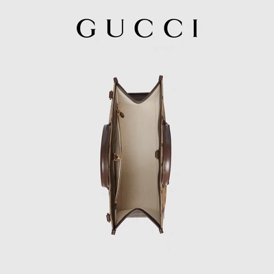 GUCCI Marka Omuz Çantası Jumbo GG Bez Çanta Camel Erkek Beyefendi