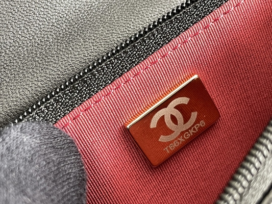 Kuzu Derisi Altın Preloved Markalı Çanta Chanel 19 Flap Çanta Mini OEM