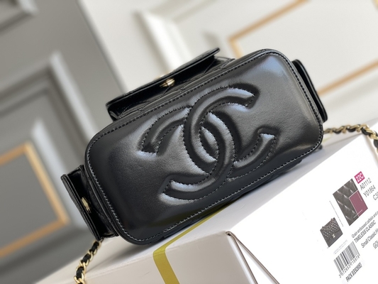 Kuzu Derisi Özel Markalı Çantalar Chanel 22K Vanity Case Çok Cepli