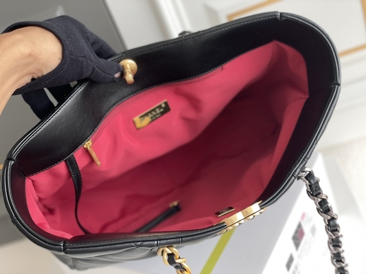 Gündelik Kuzu Derisi Chanel Klasik Kuzu Derisi Çanta Sade Parti Ofis Stili