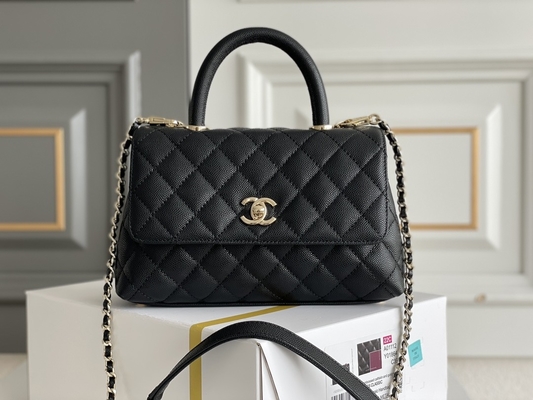 ***Kıvırcık Dikiş Markalı Bayan El Çantası Kuzu Derisi Chanel Trapez Çanta