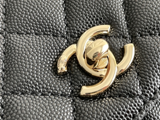 ***Kıvırcık Dikiş Markalı Bayan El Çantası Kuzu Derisi Chanel Trapez Çanta