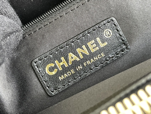 Büyük Chanel Lychee Deri Havyar Büyük Alışveriş Çantası GST Çantası