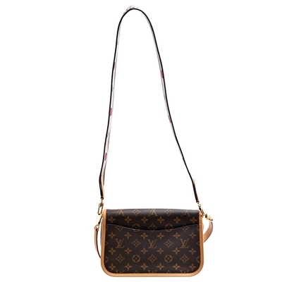 Jakarlı Mini Tek Askılı Çanta Markalı Klasik Diane LV Çanta Monogram Kanvas