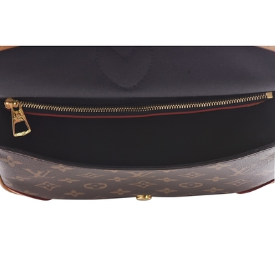 Jakarlı Mini Tek Askılı Çanta Markalı Klasik Diane LV Çanta Monogram Kanvas