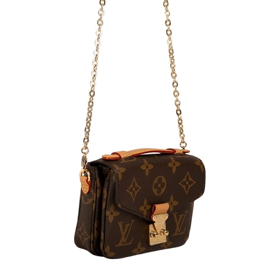 Mini Tasarımcı Monogram Çanta Mikro Metis LV Çapraz Askılı Çanta Kahverengi