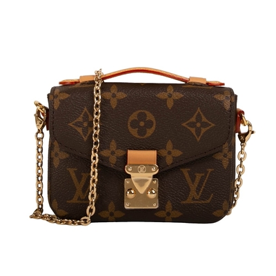 Mini Tasarımcı Monogram Çanta Mikro Metis LV Çapraz Askılı Çanta Kahverengi