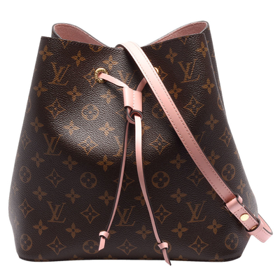 Deri Döşeme Louis Vuitton NéOnoé Mm Siyah Monogram Çanta