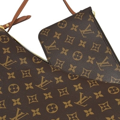 LV Tasarımcı Monogram Çanta Presbiyopik Yarım Ay Dana Derisi Tote Çanta