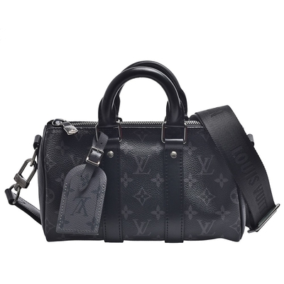 Man Eclipse Canvas Keepall New Speedy Bandouliere 25 Crossbody Çanta M46271