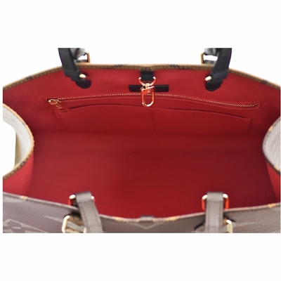 Ters Kanvas Tasarımcı Monogram Çanta OnTheGo MM Louis Vuitton Alışveriş Çantası