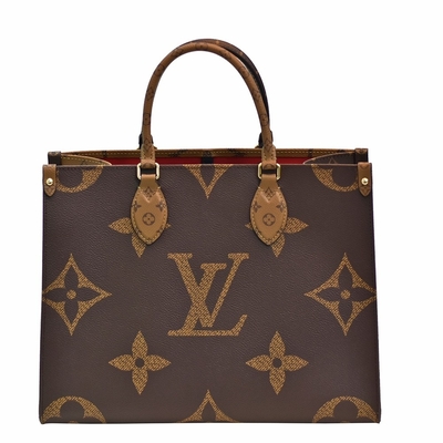 Ters Kanvas Tasarımcı Monogram Çanta OnTheGo MM Louis Vuitton Alışveriş Çantası