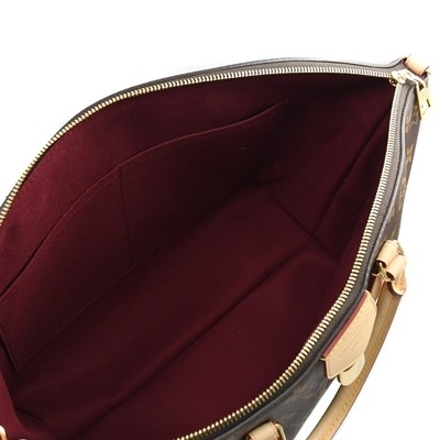 Monogram kaplı kanvas BoéTie MM Tote Çanta M45987 Koyu Kahve