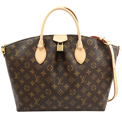 Monogram kaplı kanvas BoéTie MM Tote Çanta M45987 Koyu Kahve