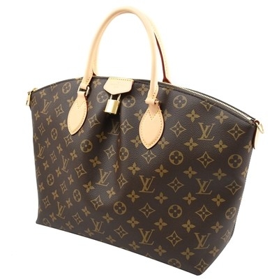 Monogram kaplı kanvas BoéTie MM Tote Çanta M45987 Koyu Kahve