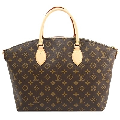 Monogram kaplı kanvas BoéTie MM Tote Çanta M45987 Koyu Kahve