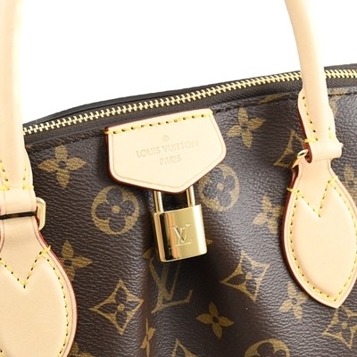 Monogram kaplı kanvas BoéTie MM Tote Çanta M45987 Koyu Kahve