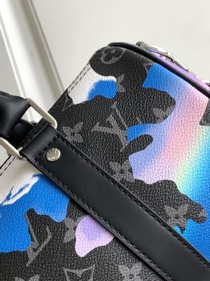 Sunrise Monogram Eclipse Markalı Messenger Çanta LV Keepall Bandoulière 25 Oda Manzaralı 