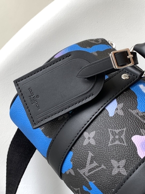 Sunrise Monogram Eclipse Markalı Messenger Çanta LV Keepall Bandoulière 25 Oda Manzaralı 