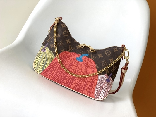Monogram LV Boulogne Çanta Kabak Baskılı Kanvas Kaplamalı