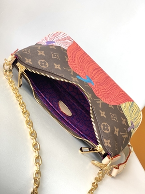 Monogram LV Boulogne Çanta Kabak Baskılı Kanvas Kaplamalı