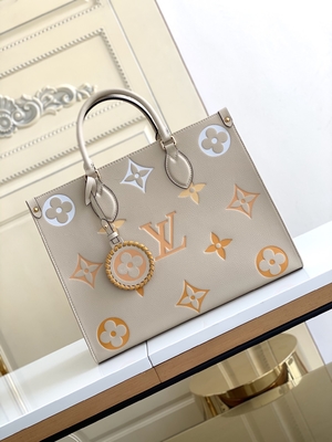 2WAY LV Markalı Omuz Çantası Monogram OnTheGo MM Louis Vuitton