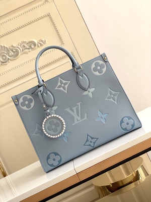 2WAY LV Markalı Omuz Çantası Monogram OnTheGo MM Louis Vuitton