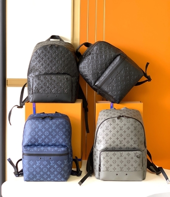 Louis Vuitton Racer Tasarımcı Marka Sırt Çantası Erkek Çocuk için Monogram Gölge Buzağı Derisi