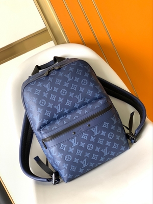Louis Vuitton Racer Tasarımcı Marka Sırt Çantası Erkek Çocuk için Monogram Gölge Buzağı Derisi