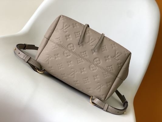 LV Tasarımcı Marka Sırt Çantası Louis Vuitton Monogram Montsouris Sırt Çantası Pembe Siyah