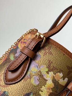Metalik Çiçek Louis Vuitton Neverfull Kova Çanta M81724