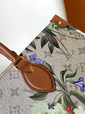 OEM floral Louis Vuitton Onthego Empreinte Gümüş Kaplama Kanvas Tote Çanta