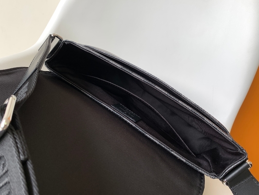 Louis Vuitton Markalı Erkek Çanta District PM Damier Messenger Çanta Grafit Siyah