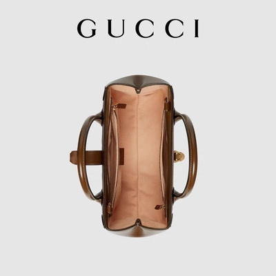 Altın Tonlu Donanım ile İkonik GUCCI Çantası Jackie 1961 Orta Tote