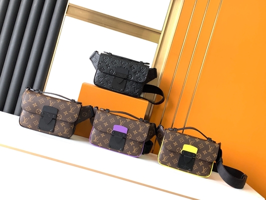 Charm S Lock Louis Vuitton Monogram Macassar Namlu Kılıfı Çanta Messenger