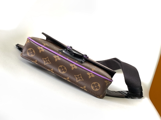 Charm S Lock Louis Vuitton Monogram Macassar Namlu Kılıfı Çanta Messenger