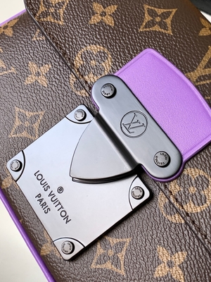 Charm S Lock Louis Vuitton Monogram Macassar Namlu Kılıfı Çanta Messenger