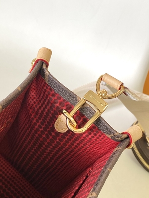 LV X Yayoi Preloved Markalı Çanta Kusama OnTheGoMM Monogram Çok Renkli