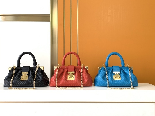 Kişiye Özel Dana Derisi Monogram Clutch Çanta Louis Vuitton M45571