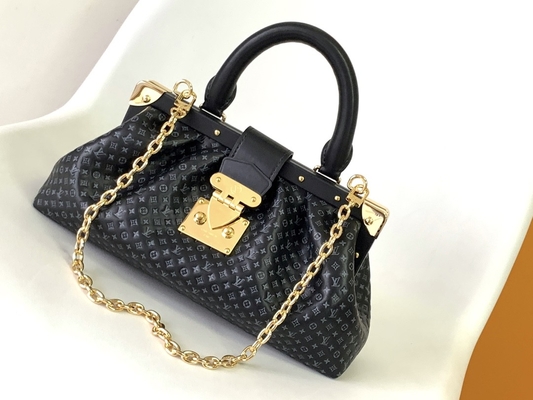 Kişiye Özel Dana Derisi Monogram Clutch Çanta Louis Vuitton M45571